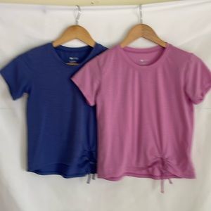 LOT of two Nordstrom Zella girls, athletic T-shirts, size Large 10/12